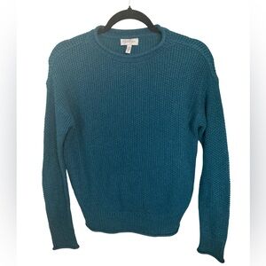 Jessica Simpson Teal Roll Neck Knit Sweater Size XS